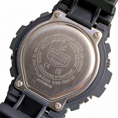 CASIO G-SHOCK �ǥ����� ���ȥ����顼�ӻ��� GW-6900U-1JF ��� �֥�å� ����������