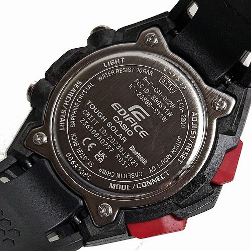 CASIO EDIFICE ECB-2200YP-1AJF �����顼�ӻ��� ��� WINDFLOW ���ޡ��ȥե����� ����������