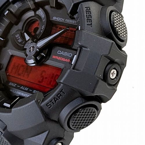 CASIO G-SHOCK ���ʥ������ǥ������ӻ���  GA-700BBR-1AJF ��� �֥�å�X��å� �����ǥ� ����������