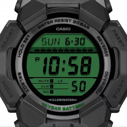 G-SHOCK GD-010BEG-1JF CASIO �ǥ������ӻ��� ��� BLACK AND ELECTRO GREEN 10ǯ���� ����������
