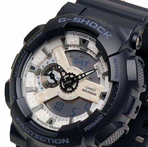 CASIO G-SHOCK ���ʥ������ǥ������ӻ��� GA-110WD-1AJF ��� Black and brilliant white���꡼�� ����������