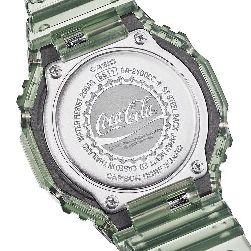 即日発送 CASIO G-SHOCK コカコーラ GA-2100CC-3AJR GA-2100CC-3AJR CASIO G-SHOCK オクタゴンベゼル アナログ・デジタル