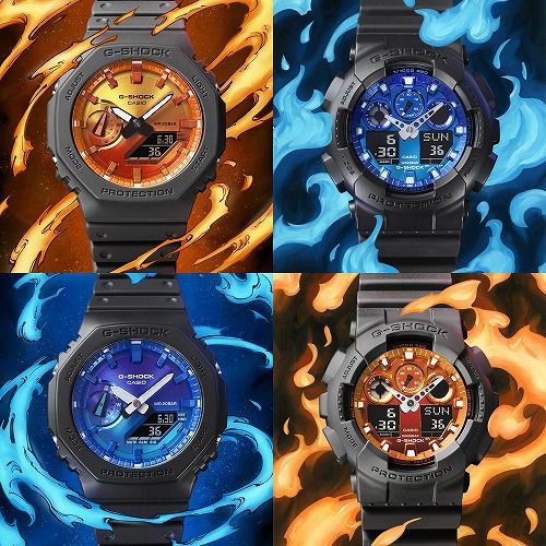 CASIO G-SHOCK ���ʥ������ǥ������ӻ���  GA-2100FL-1AJF ��� Flame inside ���꡼�� ����������