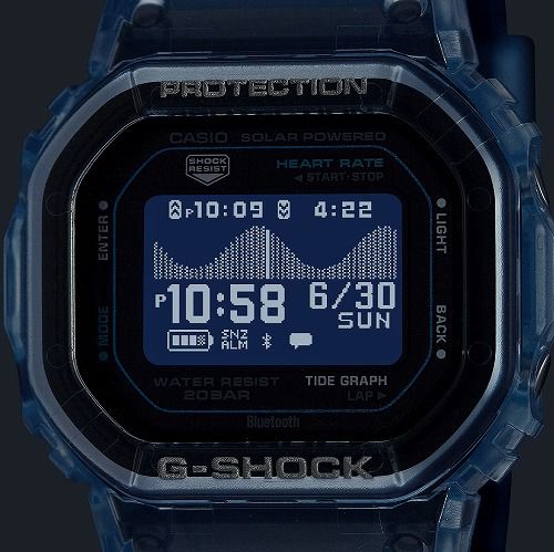 G-SHOCK GBX-H5600-1JR CASIO G-LIDE �ǥ������ӻ��� ��� �����¬�������¬ ���ޡ��ȥե����󥯡�����������