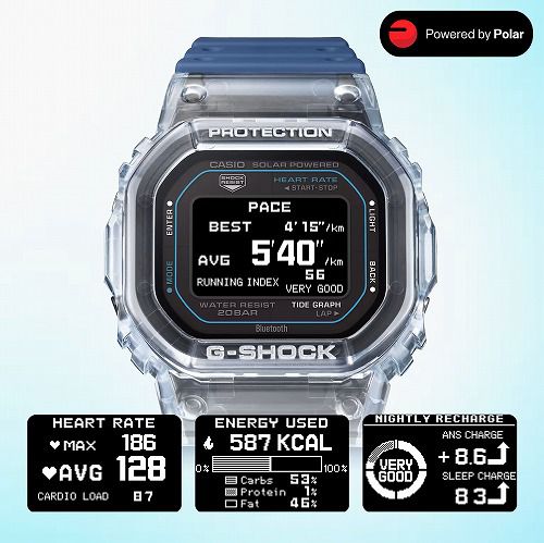 G-SHOCK GBX-H5600-1JR CASIO G-LIDE �ǥ������ӻ��� ��� �����¬�������¬ ���ޡ��ȥե����󥯡�����������