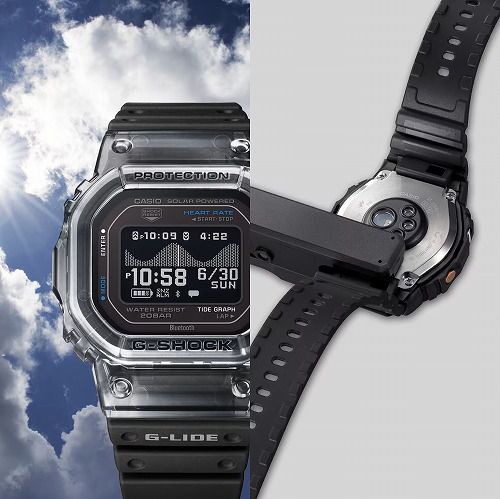 G-SHOCK GBX-H5600-1JR CASIO G-LIDE �ǥ������ӻ��� ��� �����¬�������¬ ���ޡ��ȥե����󥯡�����������