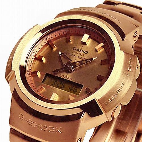 G-SHOCK AWM-500GD-4AJF CASIO フルメタル 電波ソーラー ローズ
