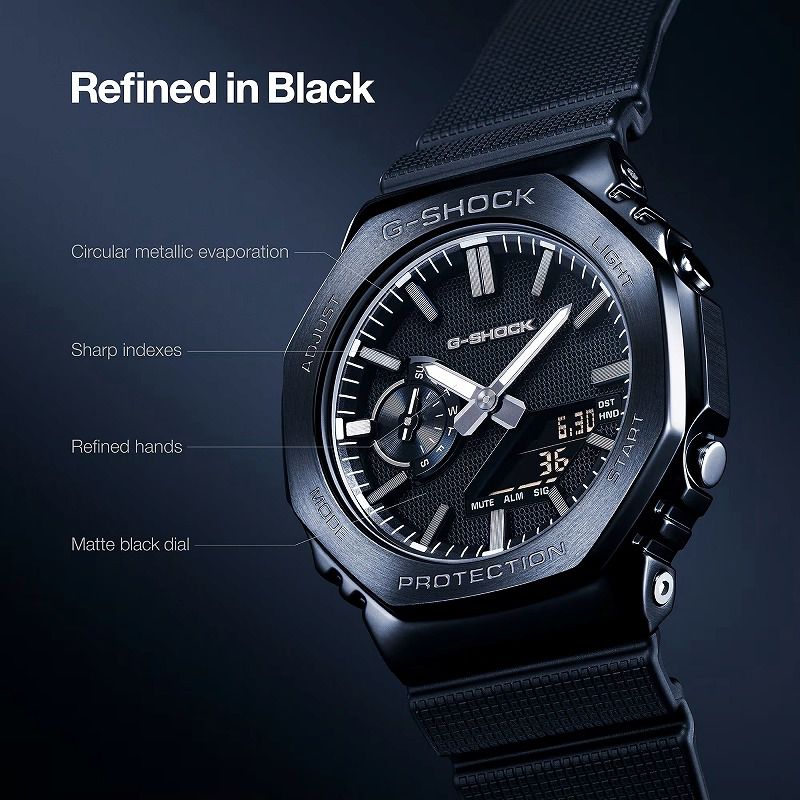 G-SHOCK GM-2100LXB-1AJF CASIO ����������᥿��٥��� ���ʥ������ǥ������ӻ��� ��� LUXE BLACK ����������