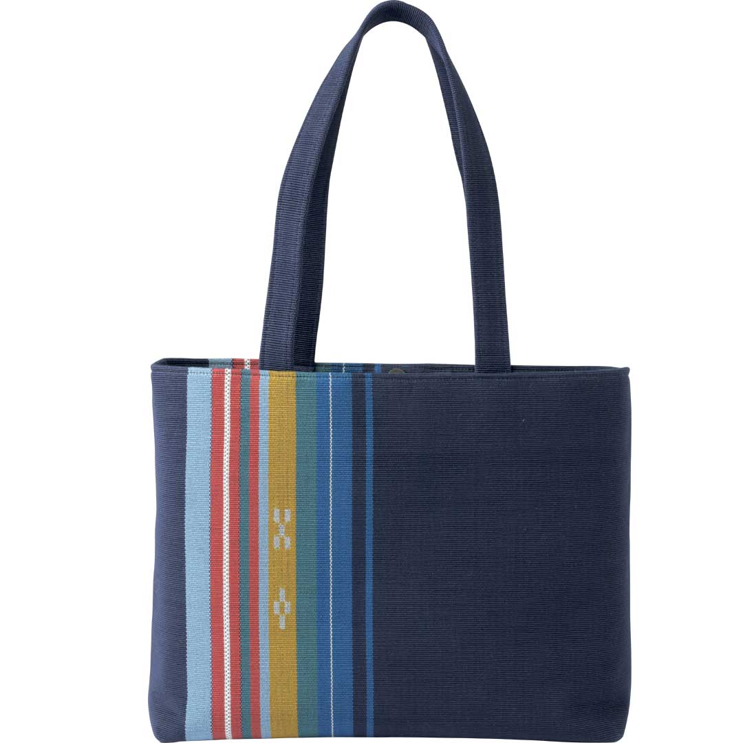 みんさー織　デイリートート　サブトロ　紺