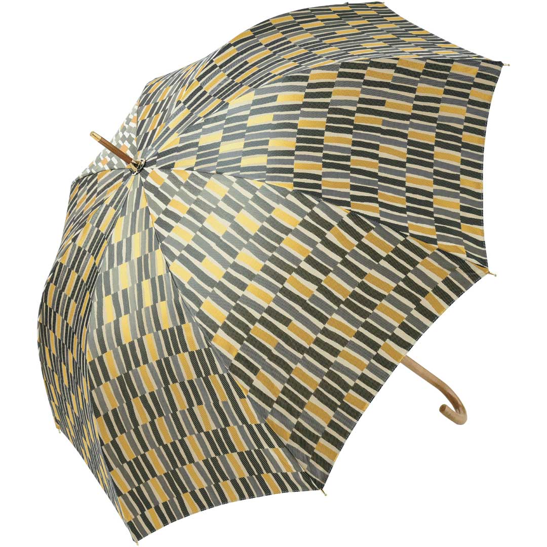 槇田商店の折りたたみ傘　ノルディック　大枝　カーキ／グリーン／グレー