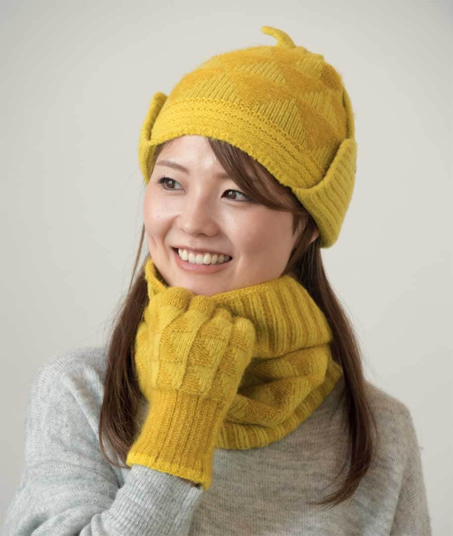 irori 鱗文モヘア ネックウォーマー | すべての商品 | 日本のいい