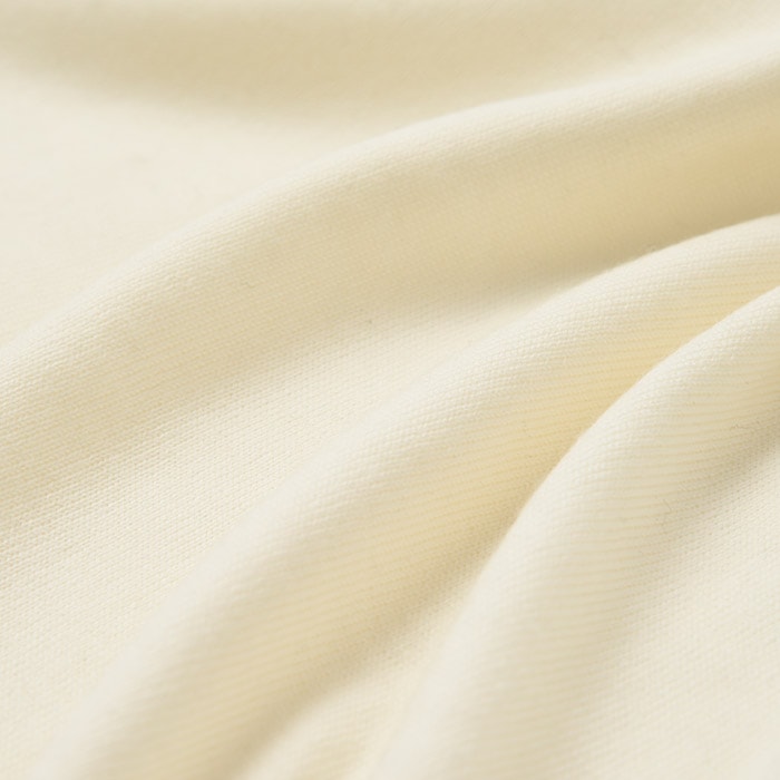 【寺田ニット】KURUMIFACTORY ギャザー入りプルオーバー(ホワイト)