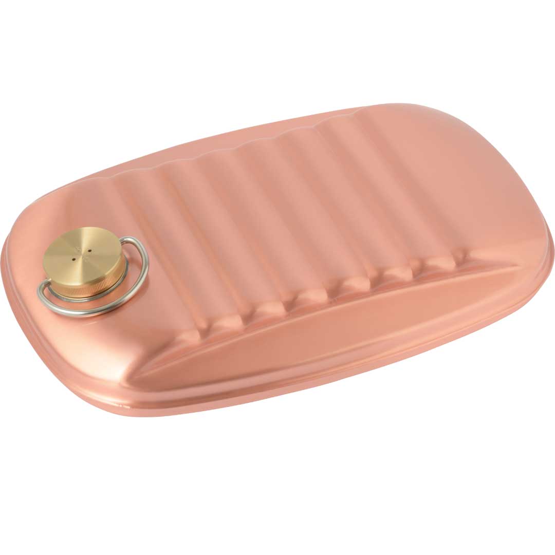 純銅湯たんぽ　袋付