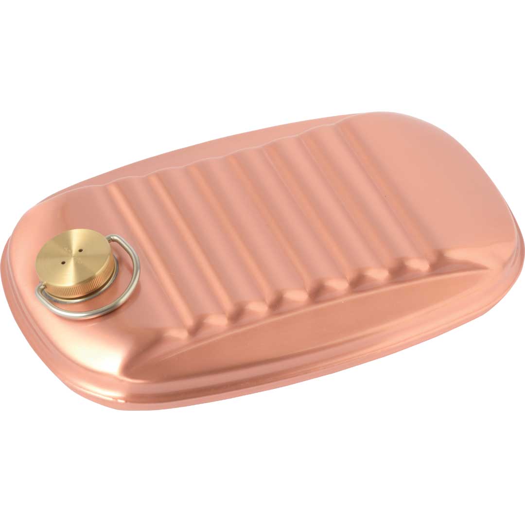 純銅湯たんぽ　袋付