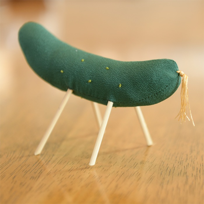 【お盆飾】ちりめん精霊馬「きゅうり馬となす牛」盆飾りセット