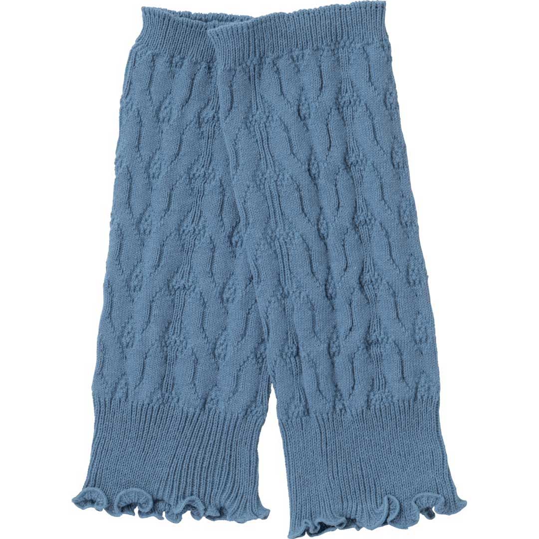 mokono　編み柄　綿ショートウォーマー