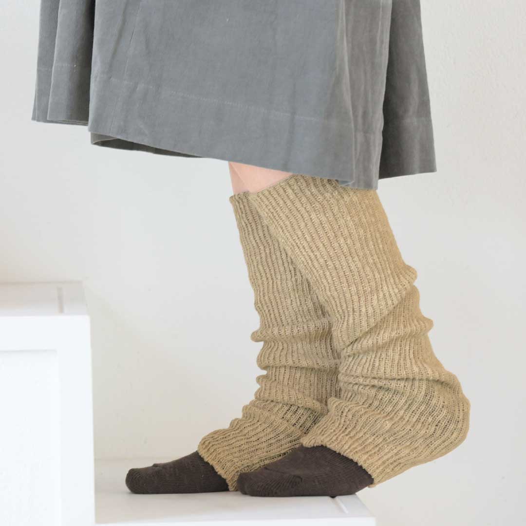 mokono つつで温める スラブ糸ウォーマー