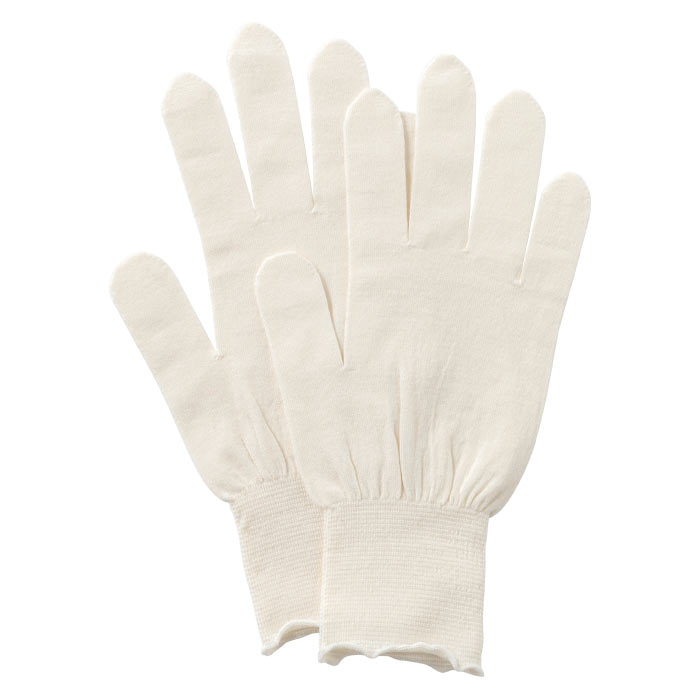 【寺田ニット:KURUMI FACTORY】シルク手袋 ショート