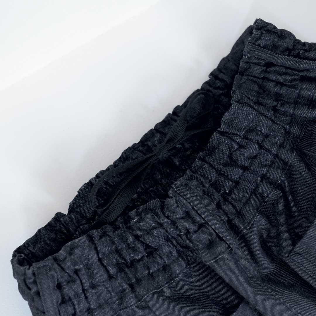 タックギャザーパンツ/リネンや