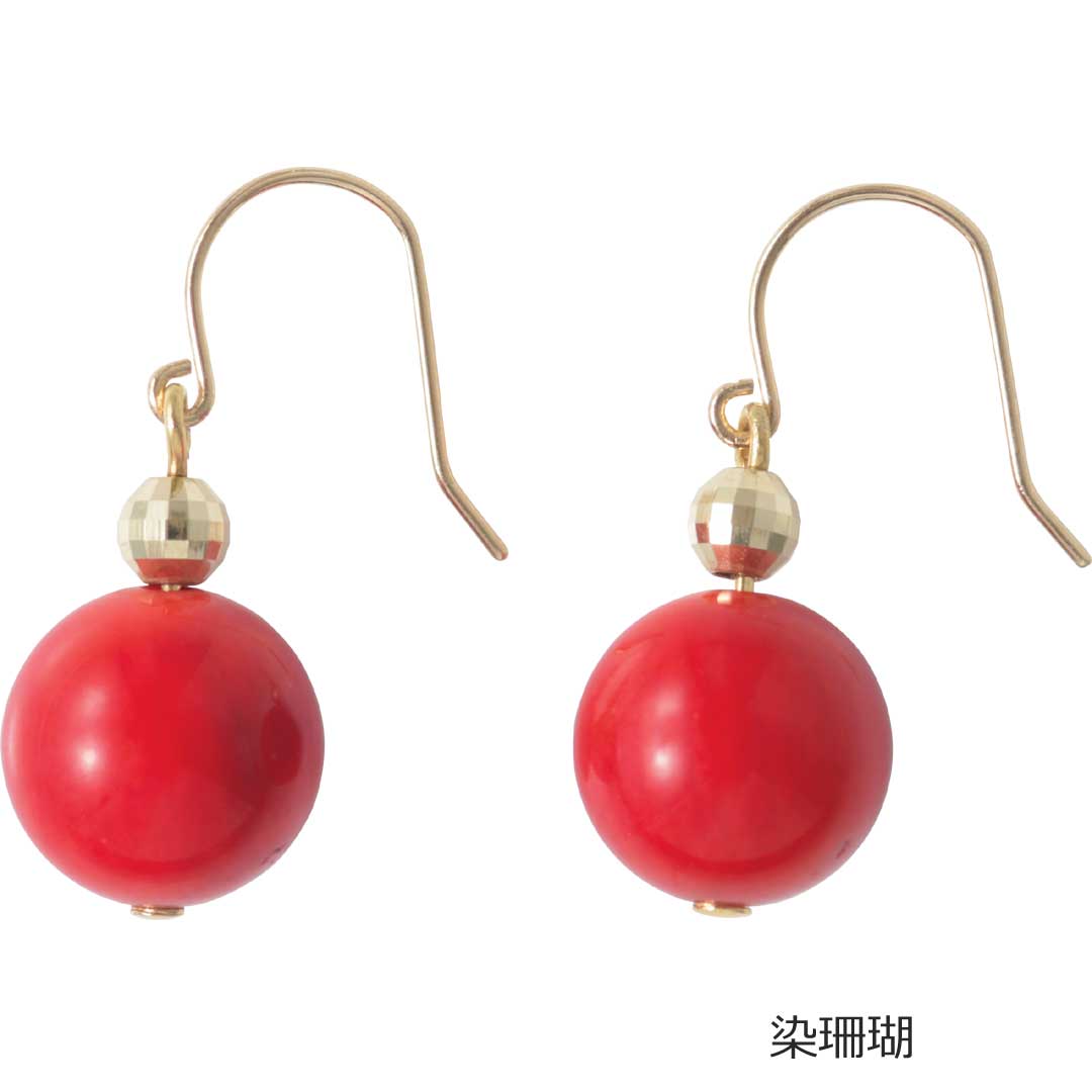 【ありえちゅ様】天然石ピアスおまとめ5点 国産ジュエリー K10YG 天然石ピアス / OKKO