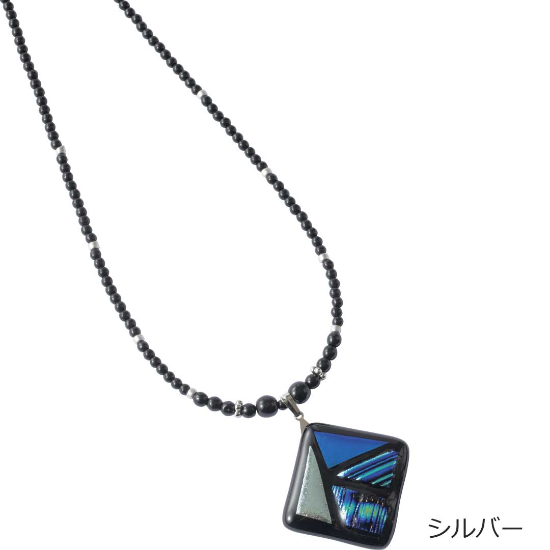 安曇野瑠璃ガラス　銀河　ビーズ　