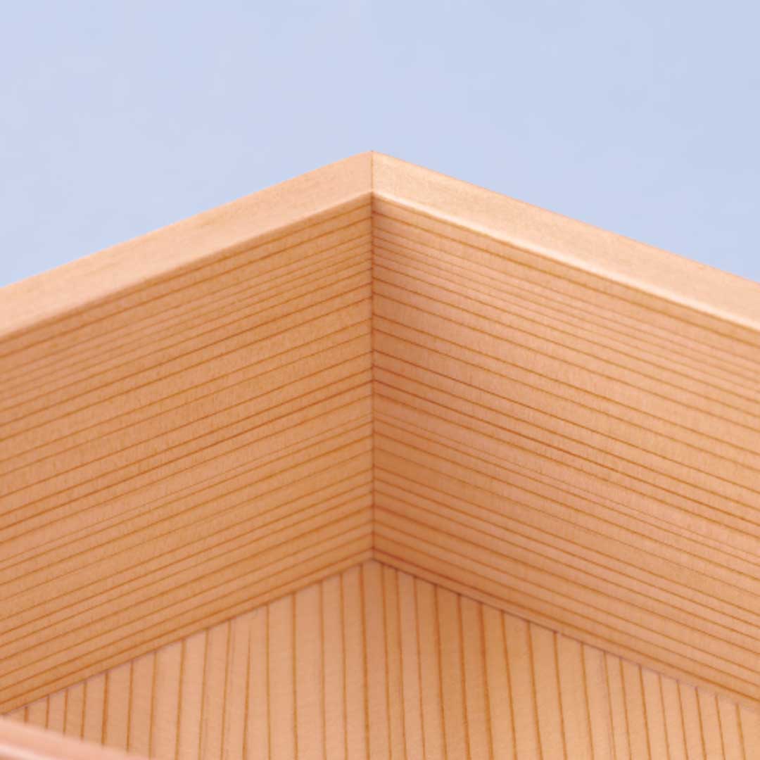 秋田杉　みやび六角二段重