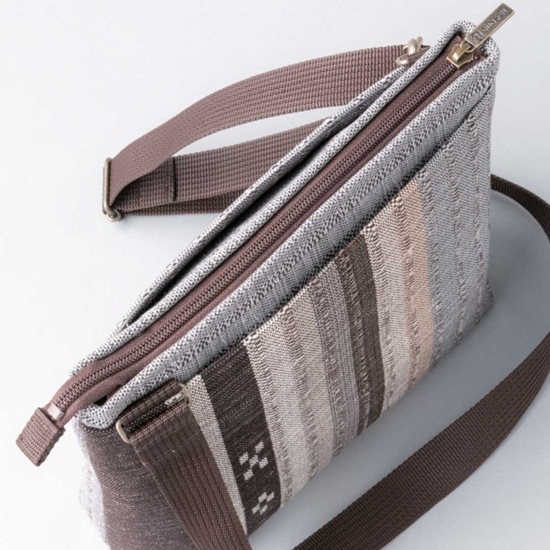 みんさー織　トラベルショルダー　綾羽