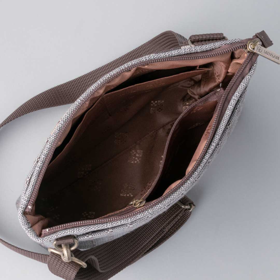 みんさー織　トラベルショルダー　綾羽