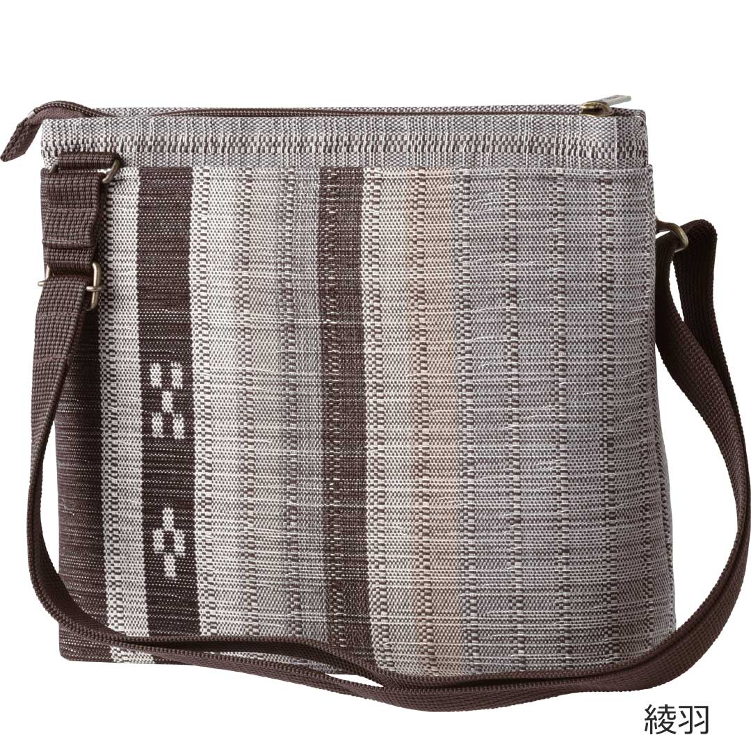 みんさー織　トラベルショルダー　綾羽