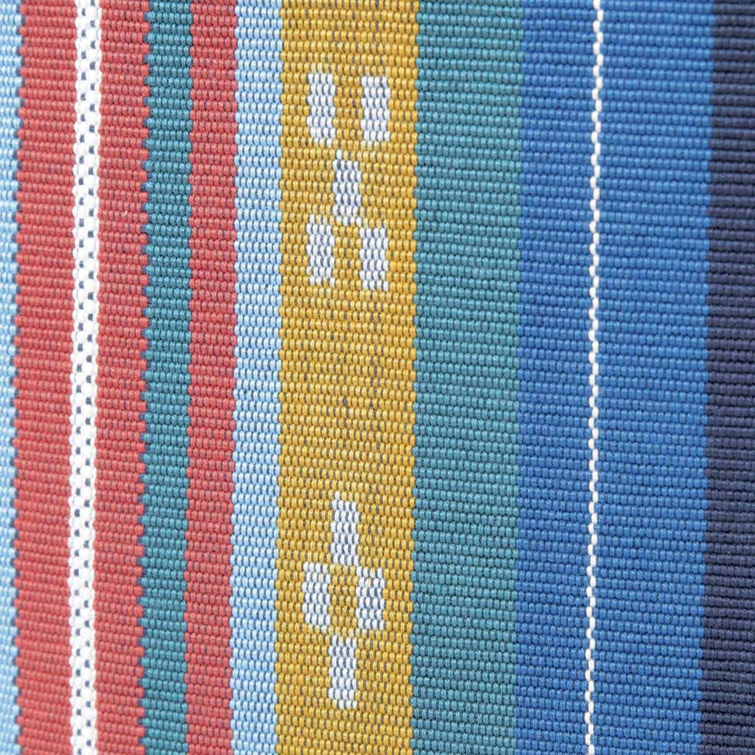 みんさー織　デイリートート　サブトロ　紺