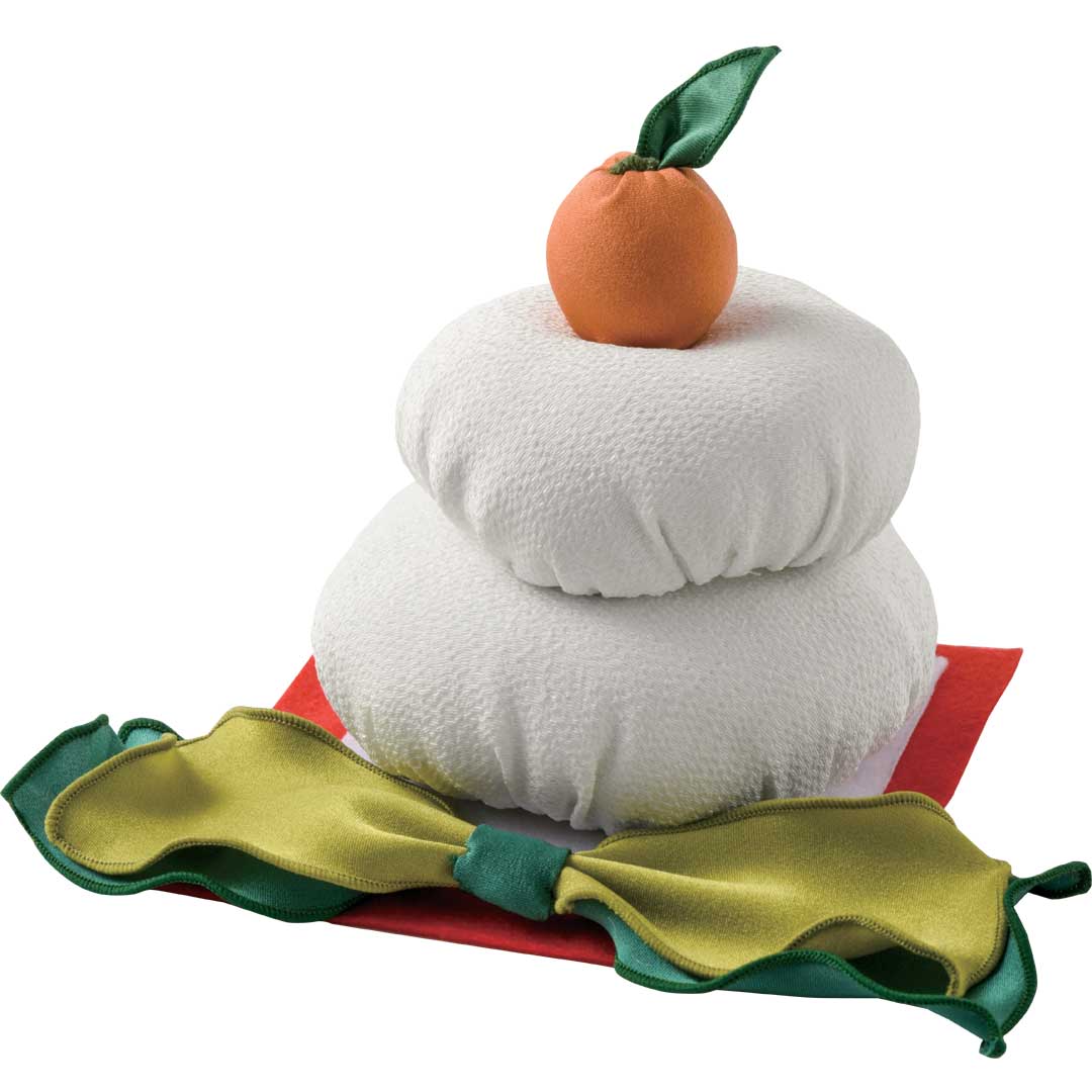 ちりめん鏡餅飾り