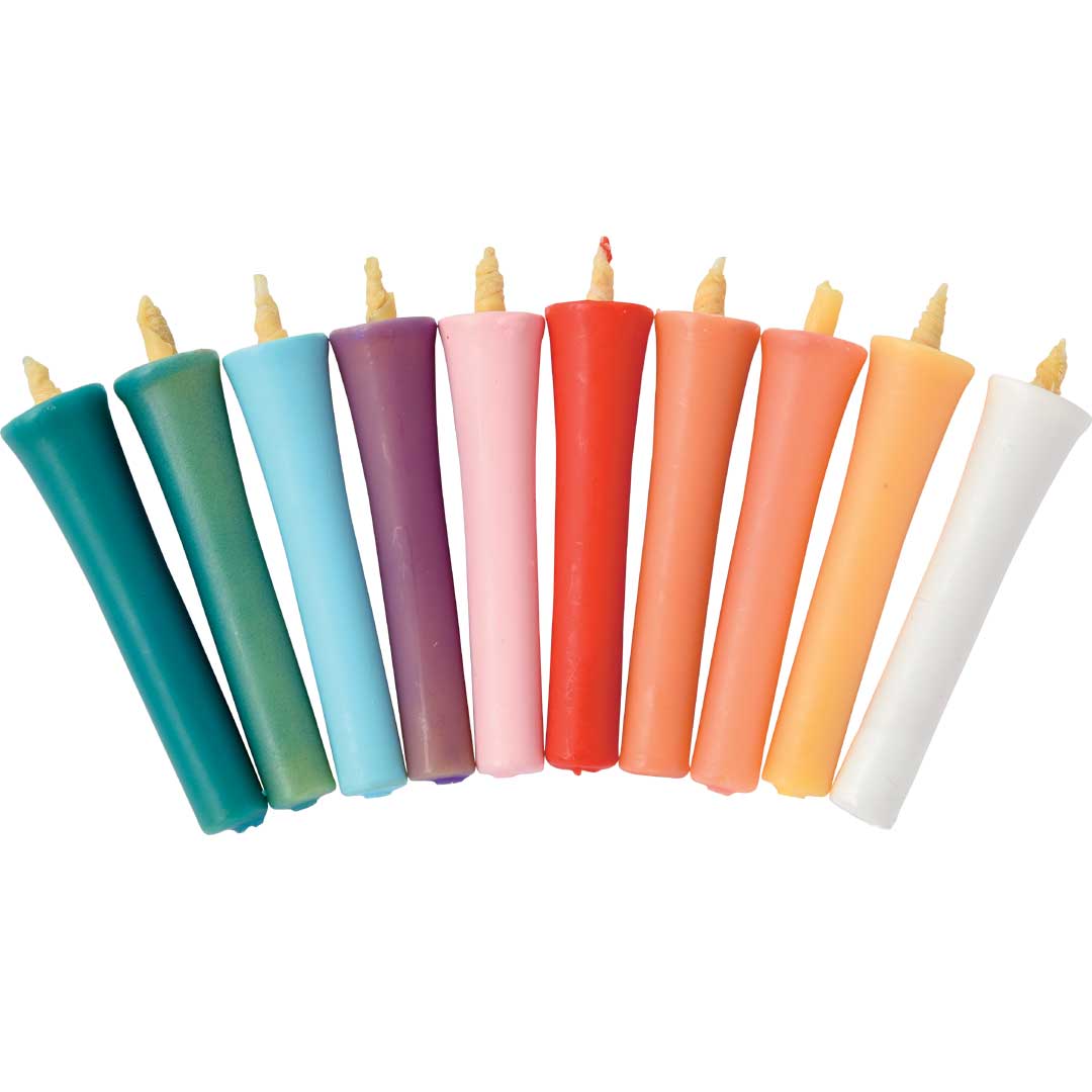 和ろうそく 色ろうそく 十色