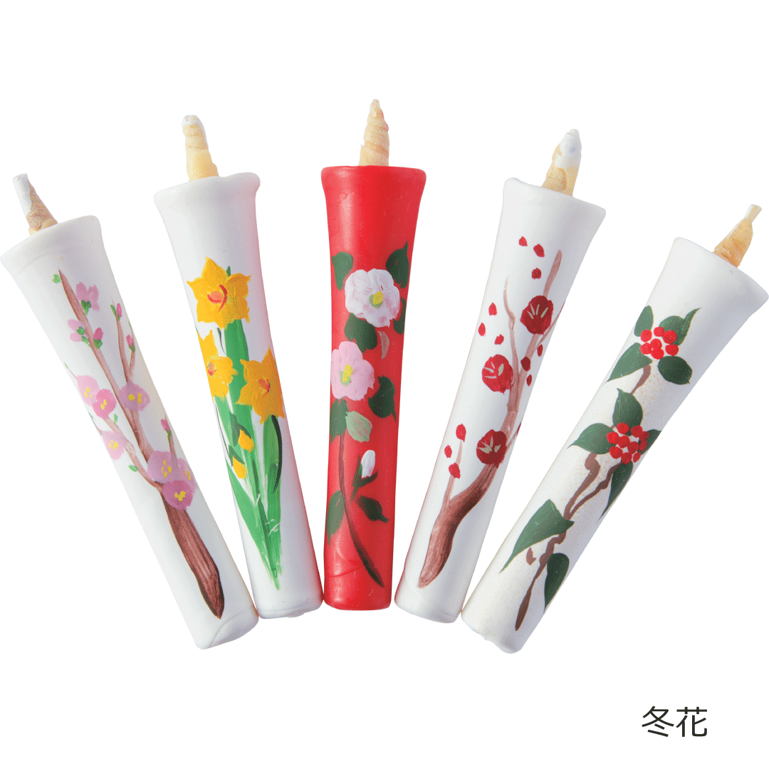 和ろうそく 絵ろうそく 2号5本