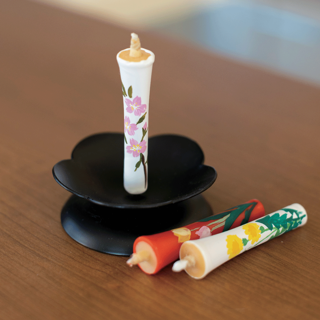 和ろうそく 絵ろうそく 2号5本