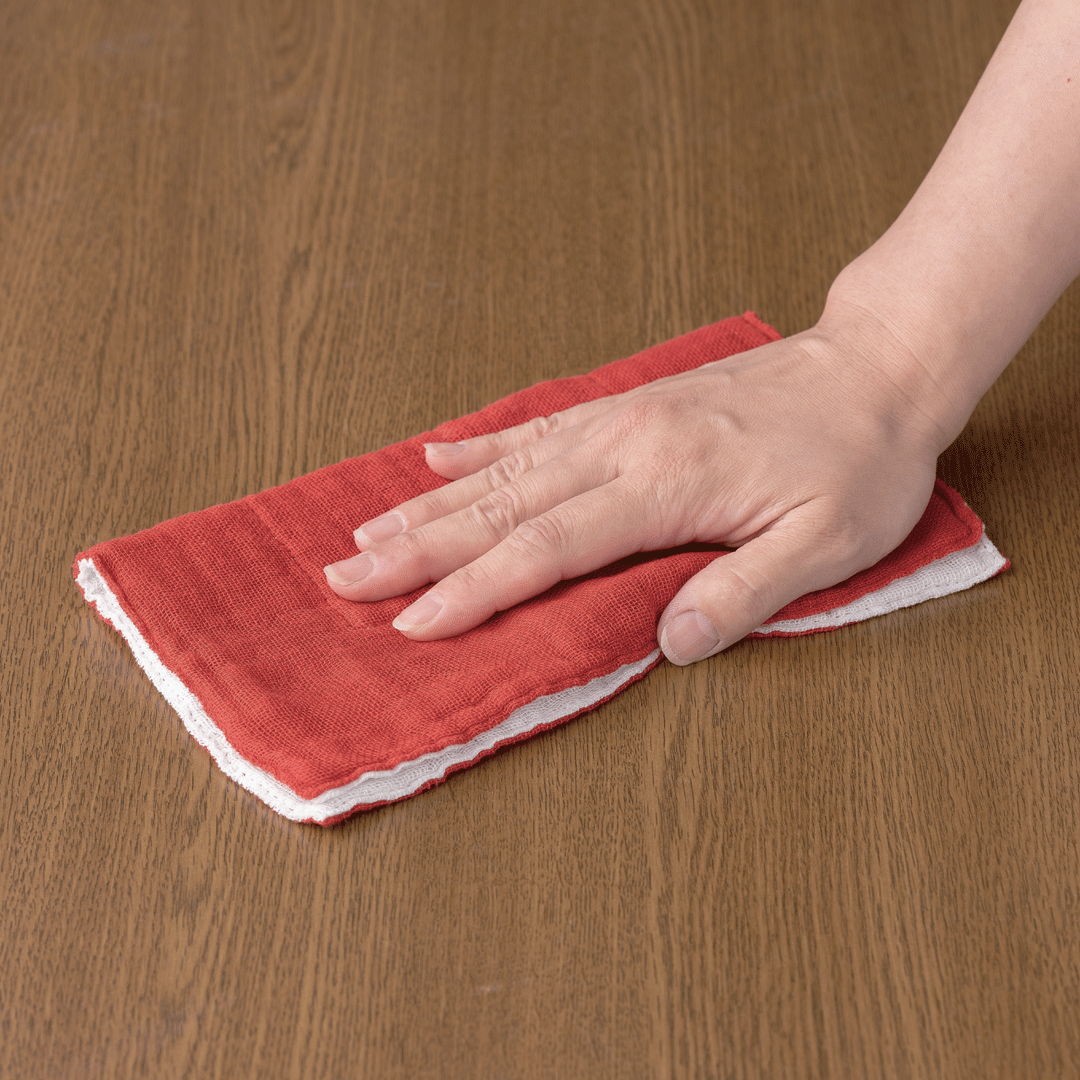 紅白リバーシブルかやお台ふき