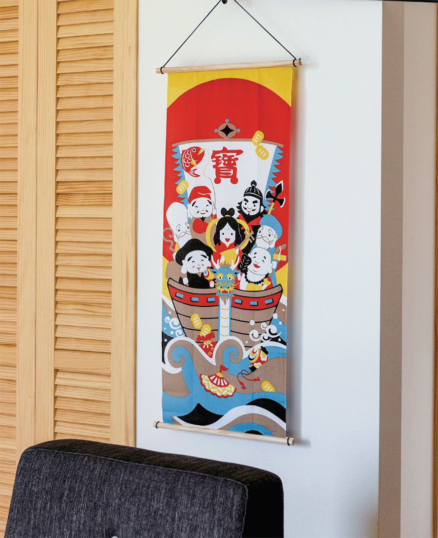 京都友禅型染め　てぬぐい