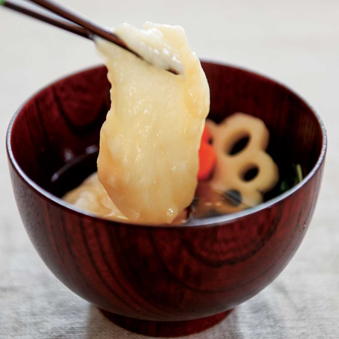 越前塗　拭き漆けやき汁椀