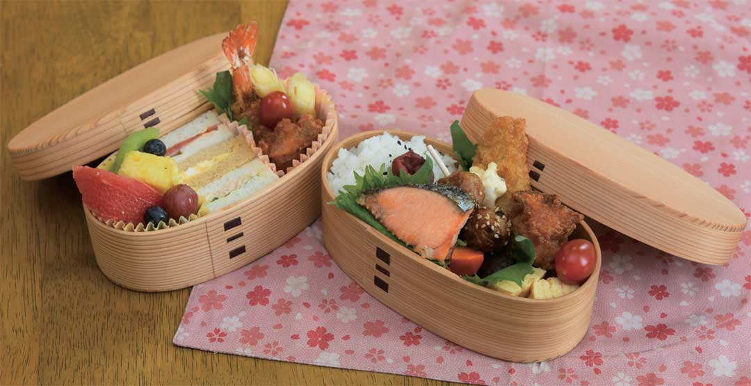 大館曲げわっぱ　こばん弁当