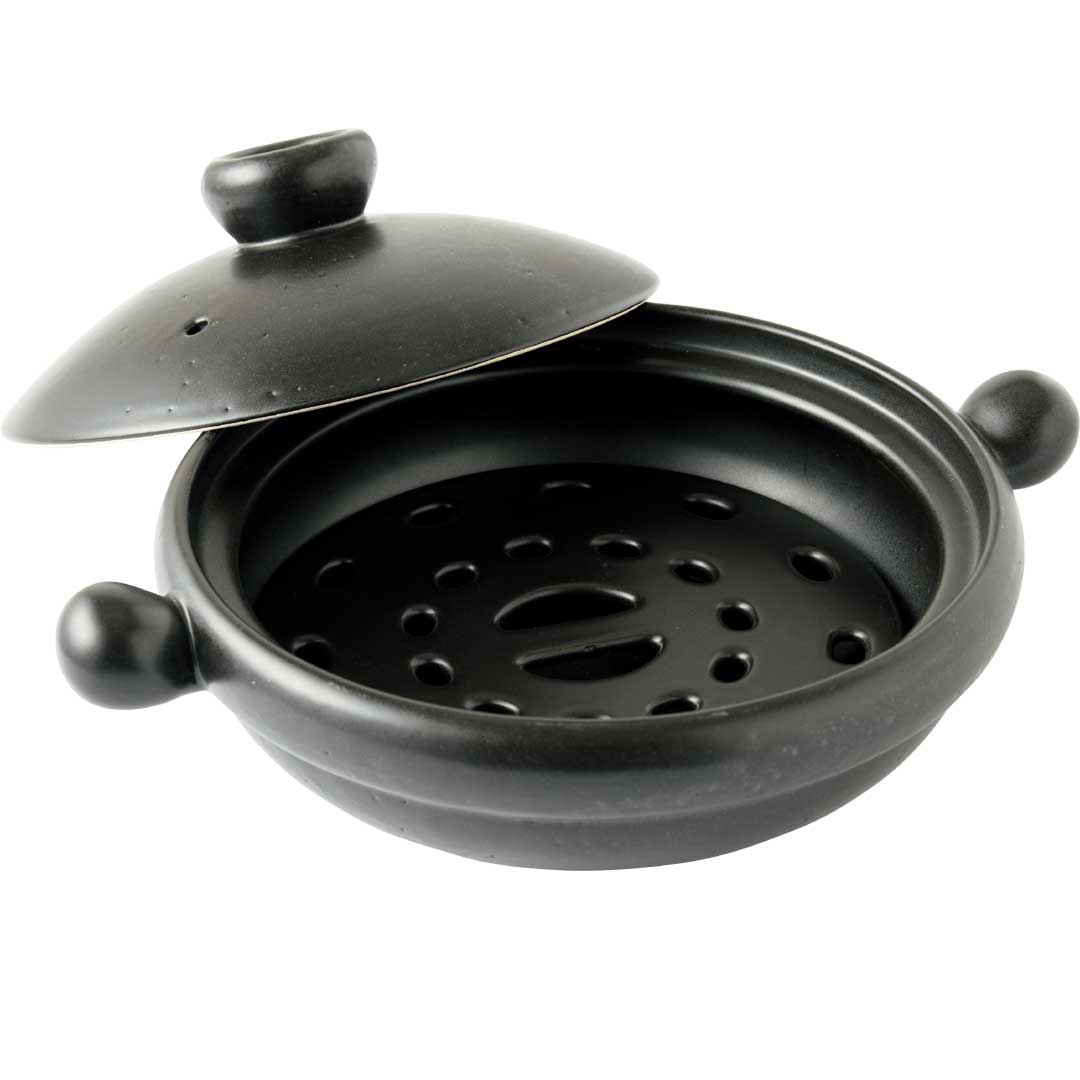 萬古焼　丸むし土鍋／弥生陶園