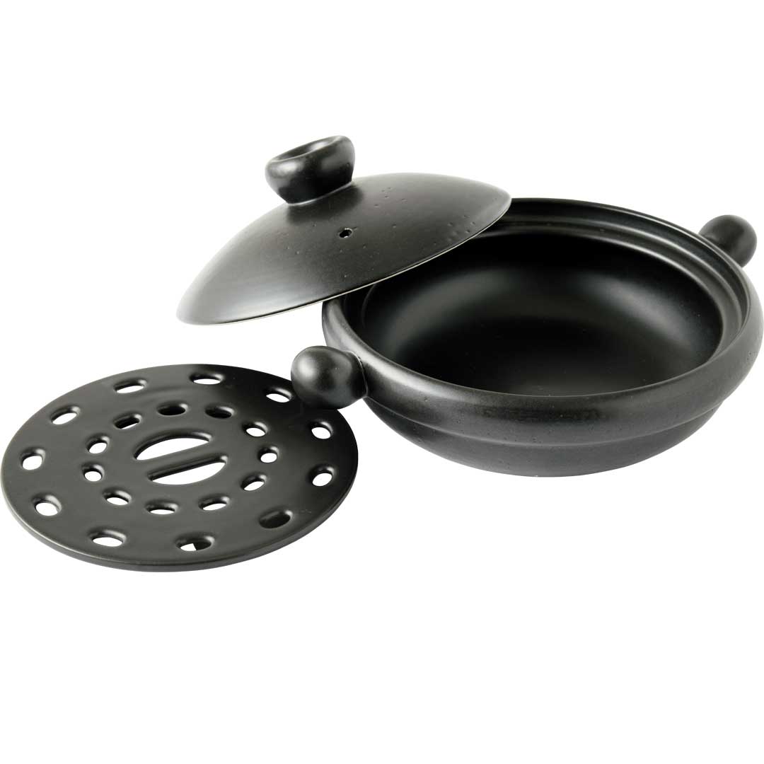 萬古焼　丸むし土鍋／弥生陶園