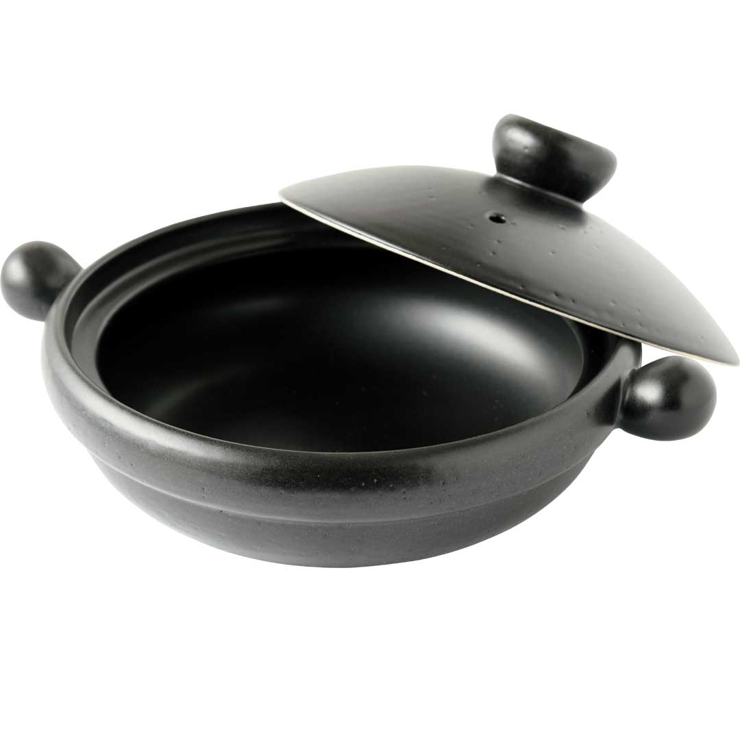 萬古焼　丸むし土鍋／弥生陶園