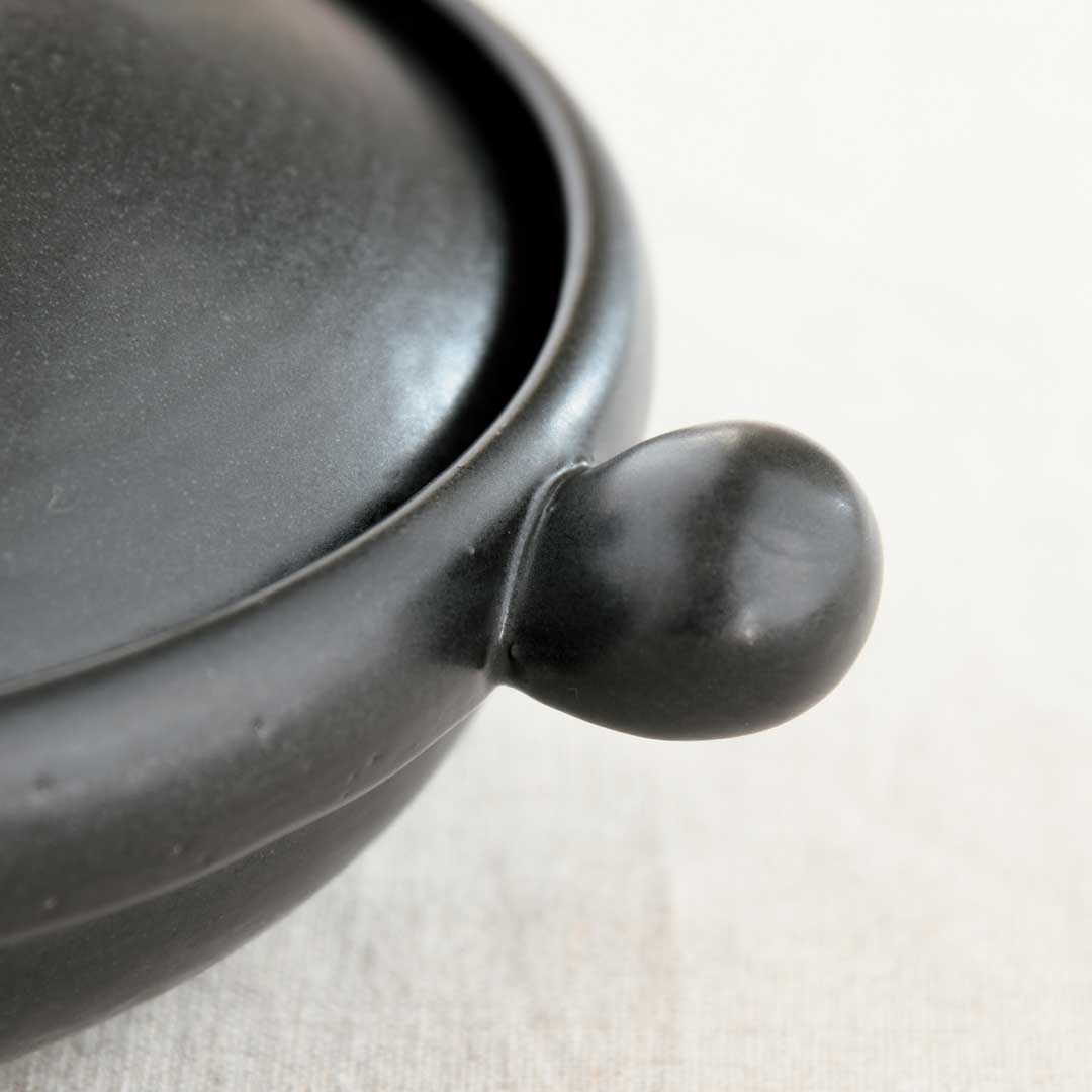 萬古焼　丸むし土鍋／弥生陶園