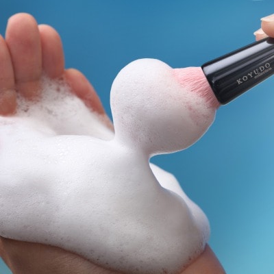 【HW-WS】熊野筆ハート型洗顔ブラシ