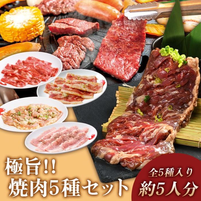 極旨焼肉セット1kg 約5人前（Ｋ3-013）