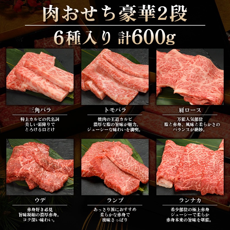 豪華2段肉おせち 計600g たれ付き | すべての商品 | 焼肉冷麺やまなか