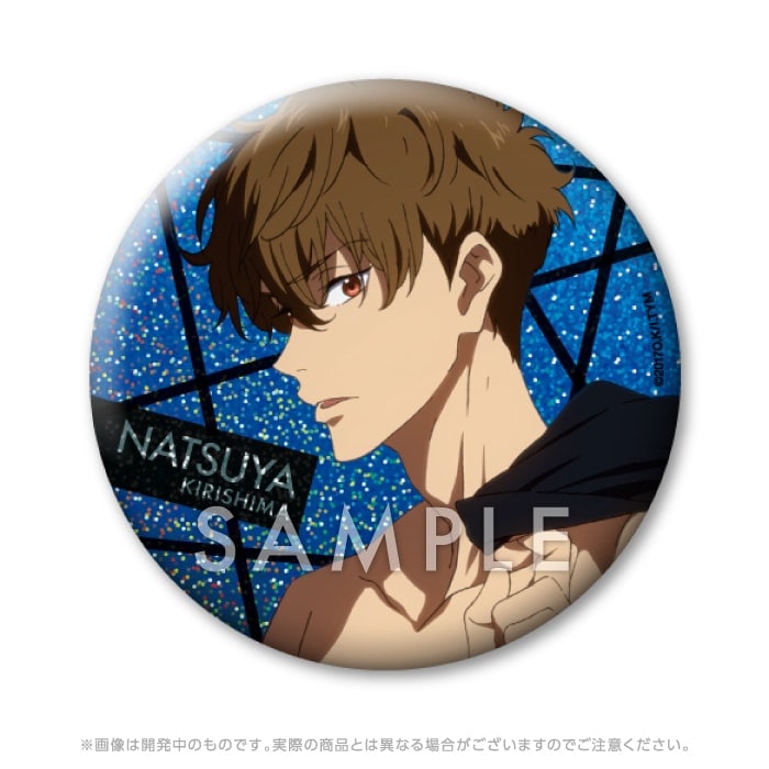 特別版 Free!TYM Clear Blue-Deep Spirit- ホログラム缶バッジ【夏也】