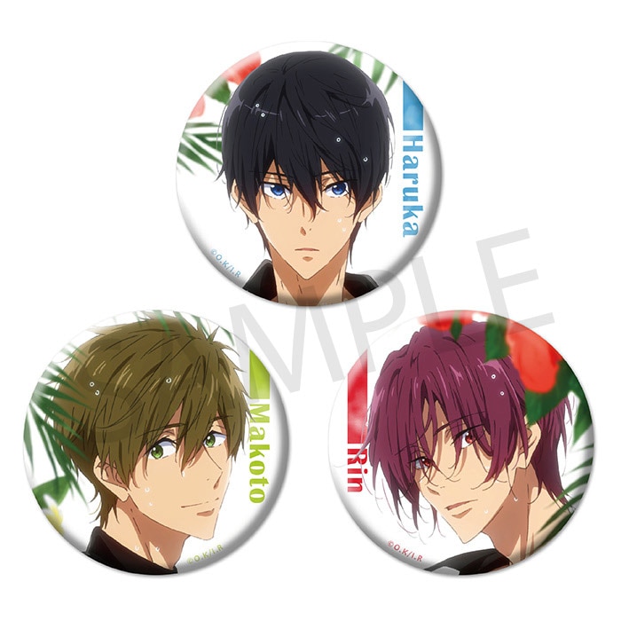 劇場版 Free!-Road to the World-夢 缶バッジセット【Summer】