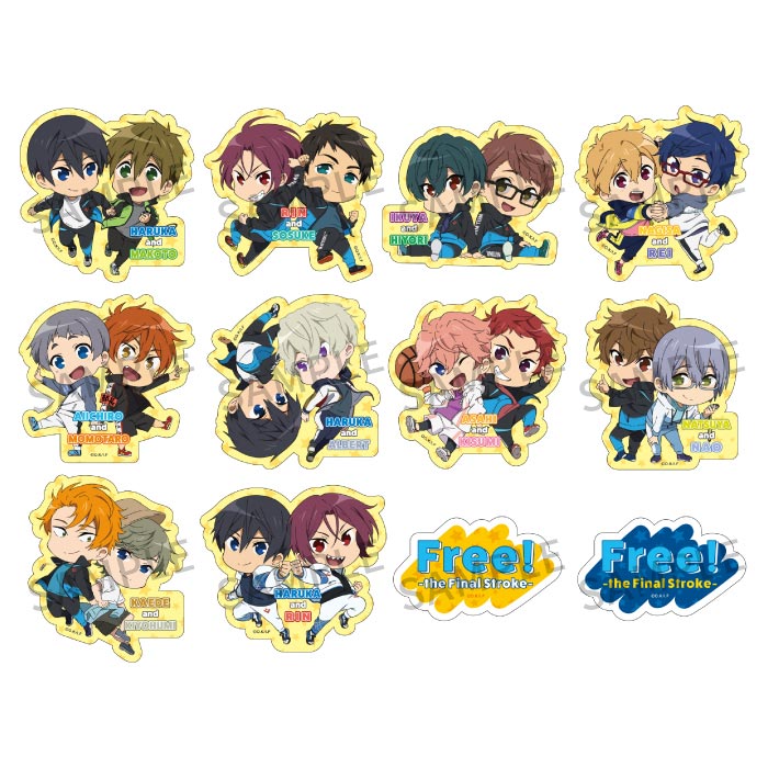 free!-the final stroke- チャーム 缶バッチ ステッカー 劇場版 Free!FS ステッカーセット【在庫品】 | アイテム一覧