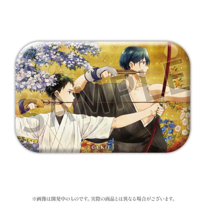 ツルネ ―風舞高校弓道部― キャラクター缶バッジ【華】-湊＆雅貴