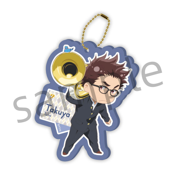 ☆希少☆新品、未使用！響けユーフォニアム　４点セット売り　アクリルチャーム ☆希少☆ 響けユーフォニアムアクリルキーホルダー・缶バッジ